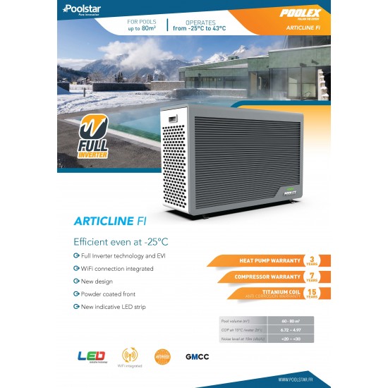 Swimming Pool Heat Pump Poolex Articline 2